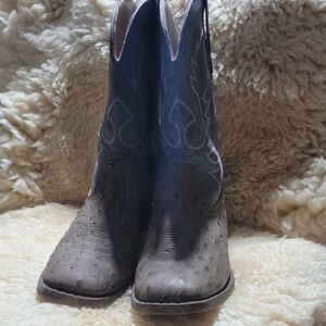 Roper Tan and Black Kids' Boots